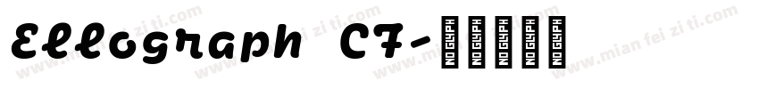 Ellograph CF字体转换